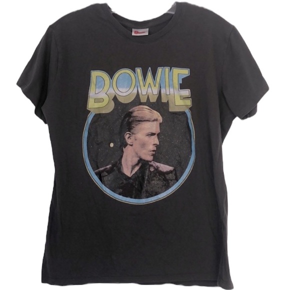 Bowie Tops - DAVID BOWIE GRAPHIC VINTAGE TEE SHIRT SIZE MEDIUM